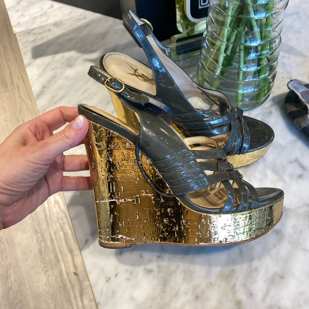 YSL sandals vintage